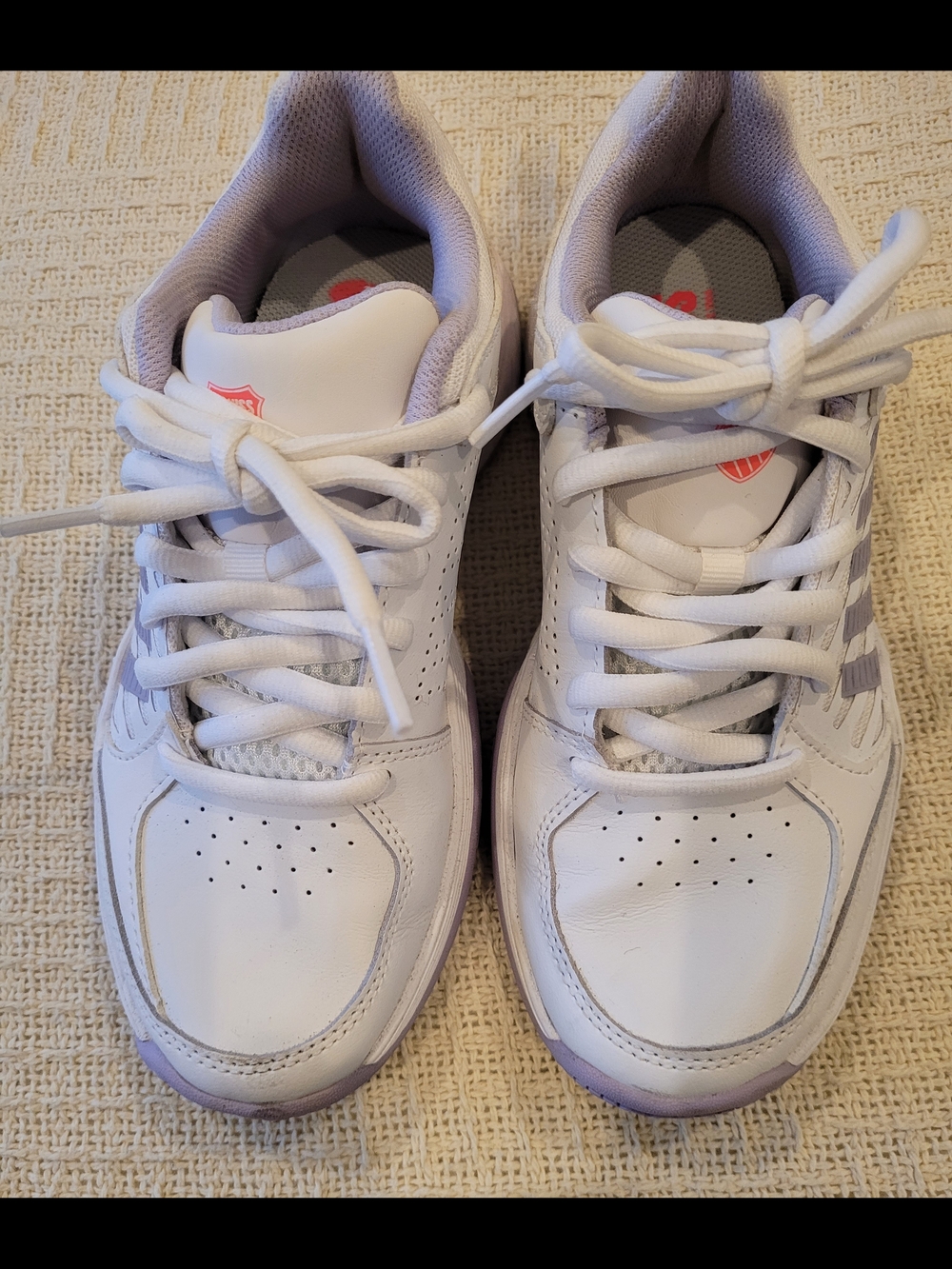 K-Swiss Court Express 2 Women's White Court Sneakers Size 6.5 - Picture 3 of 5